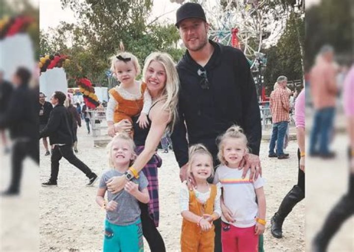 Matthew Stafford and Wife Kelly Stafford and Have Four Cute Daughters